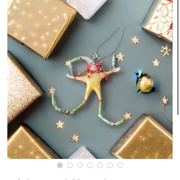 Dept 56 Christmas Krinkles Star Man 5”Ornament Patience Brewster - Picture 2 of 2